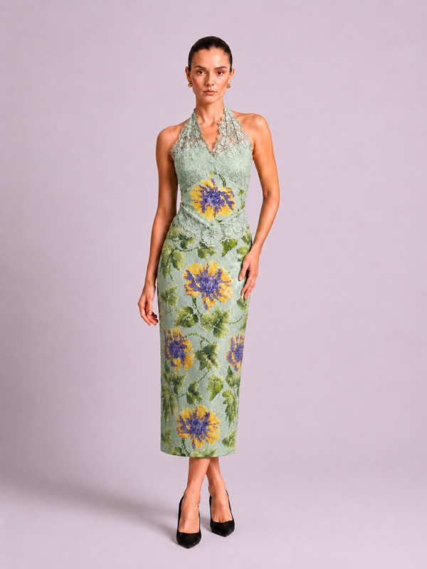 Midnight Halter Dress (Halter Neck Dress)