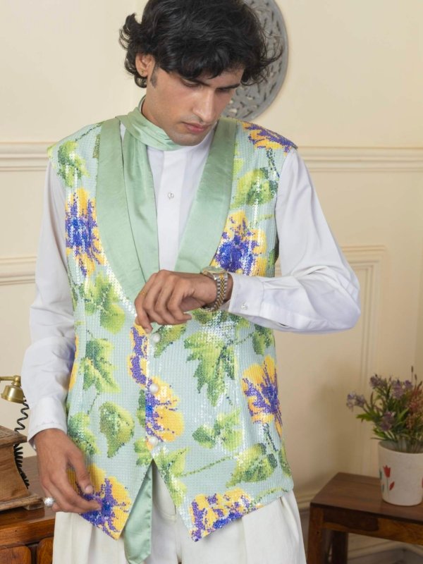 Iconic Satin-Sash Vest